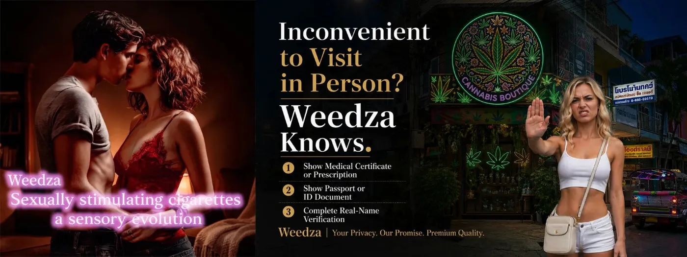 Inconvenient to visit in person? Weedza knows. No medical certificate or passport needed.