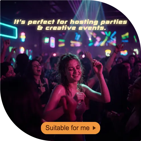 Ideal for Parties & Gatherings